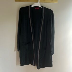 Very Dark Green & Bedazzled Cardigan by Jennifer Lopez Size Large